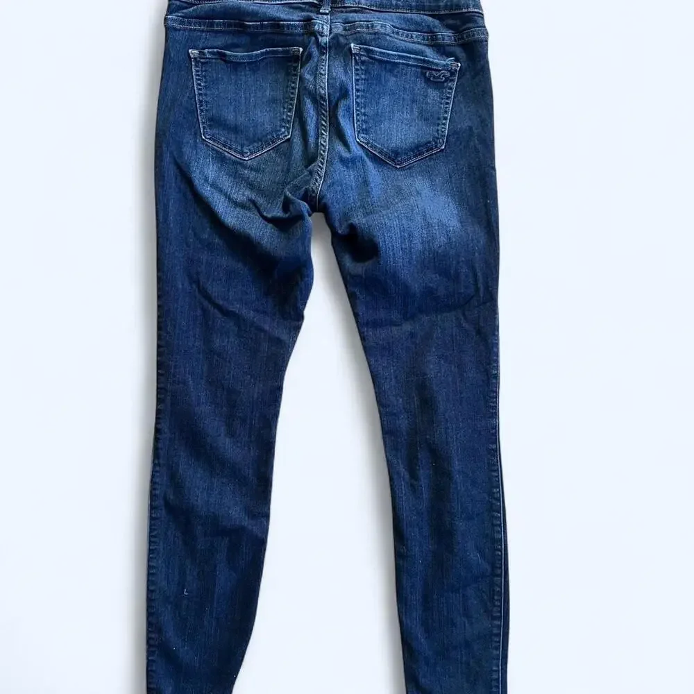 Vintage Hollister Co. stretchy distressed skinny jeans Size 11 regular - Picture 6 of 7